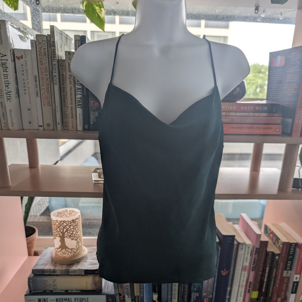 Elegant Forest Green Women's Camisole Top
